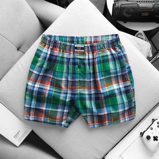Quần đùi nam cotton sợi tre xuất hàn , Quần mặc nhà mặc ngủ big size 100kg - Vargo Quần Ngủ