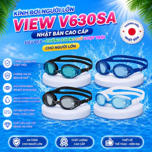 Kính bơi view V630SA Nhật Bản thiết kế đẹp, chống tia UV, chống nước, chống sương mờ cực tốt