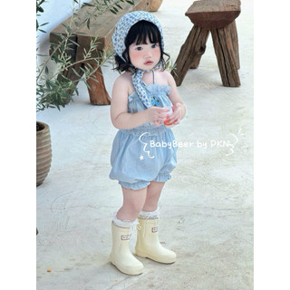 {Độc quyền_BabyBeer} Set áo yếm + quần bí cho bé/ tạp dề rời