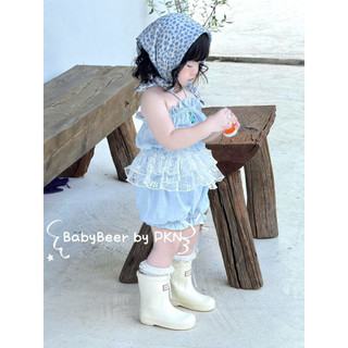{Độc quyền_BabyBeer} Set áo yếm + quần bí cho bé/ tạp dề rời
