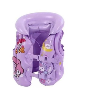 (Tặng Bơm) Áo phao bơi cho bé kuromi, Capybara, melody,stitch hình dễ thương (size S ,M,L) hehe
