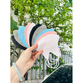 Khẩu trang 5d combo 100 cái ( túi 10 cái ) 3 lớp kháng khuẩn
