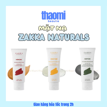 [Date 2029] Mặt nạ chấm mụn, kháng khuẩn Hinoki - Mặt nạ Enzyme Đu Đủ - Mặt Nạ Than Hoạt Tính ZAKKA NATURALS