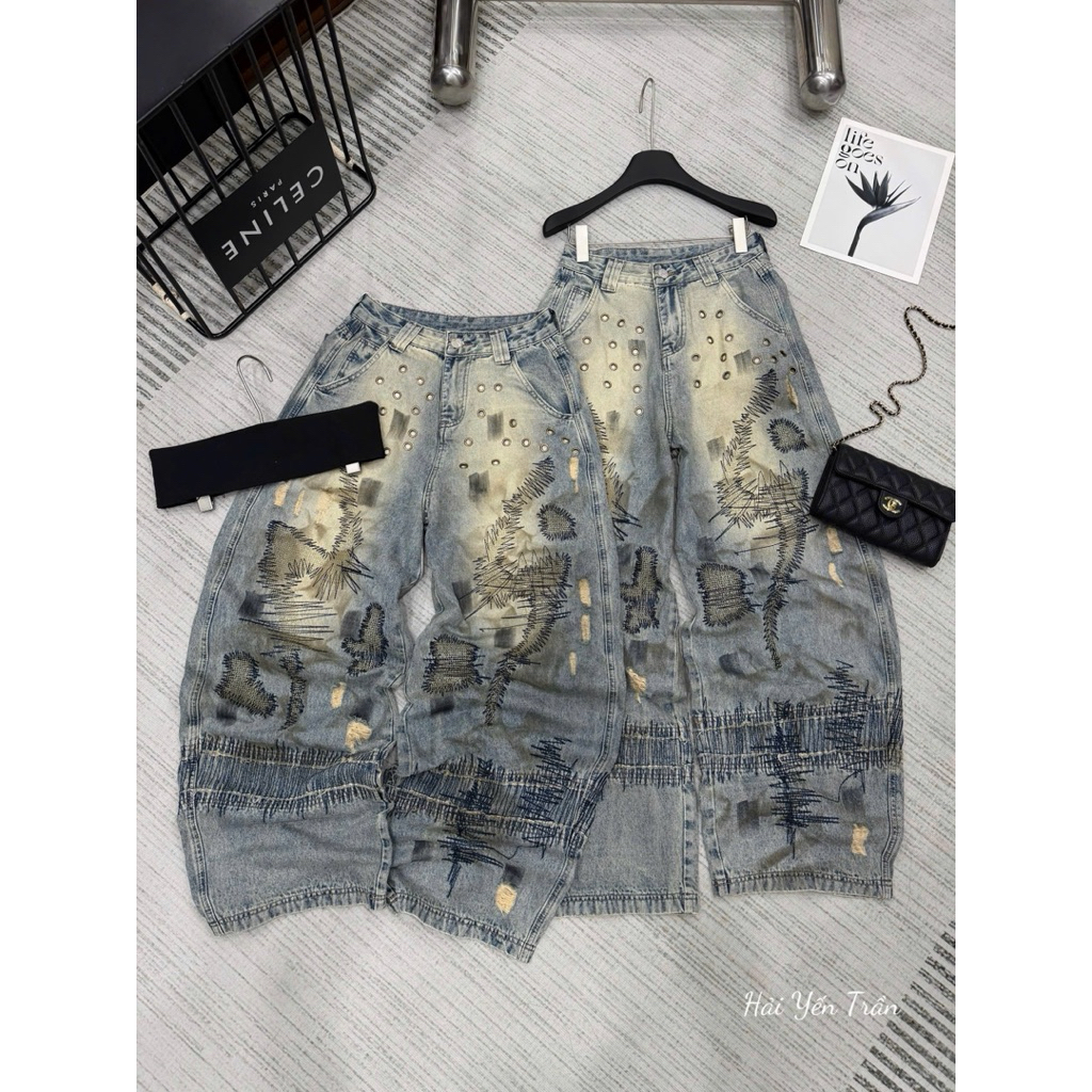 quần Jean nắp túi New qc