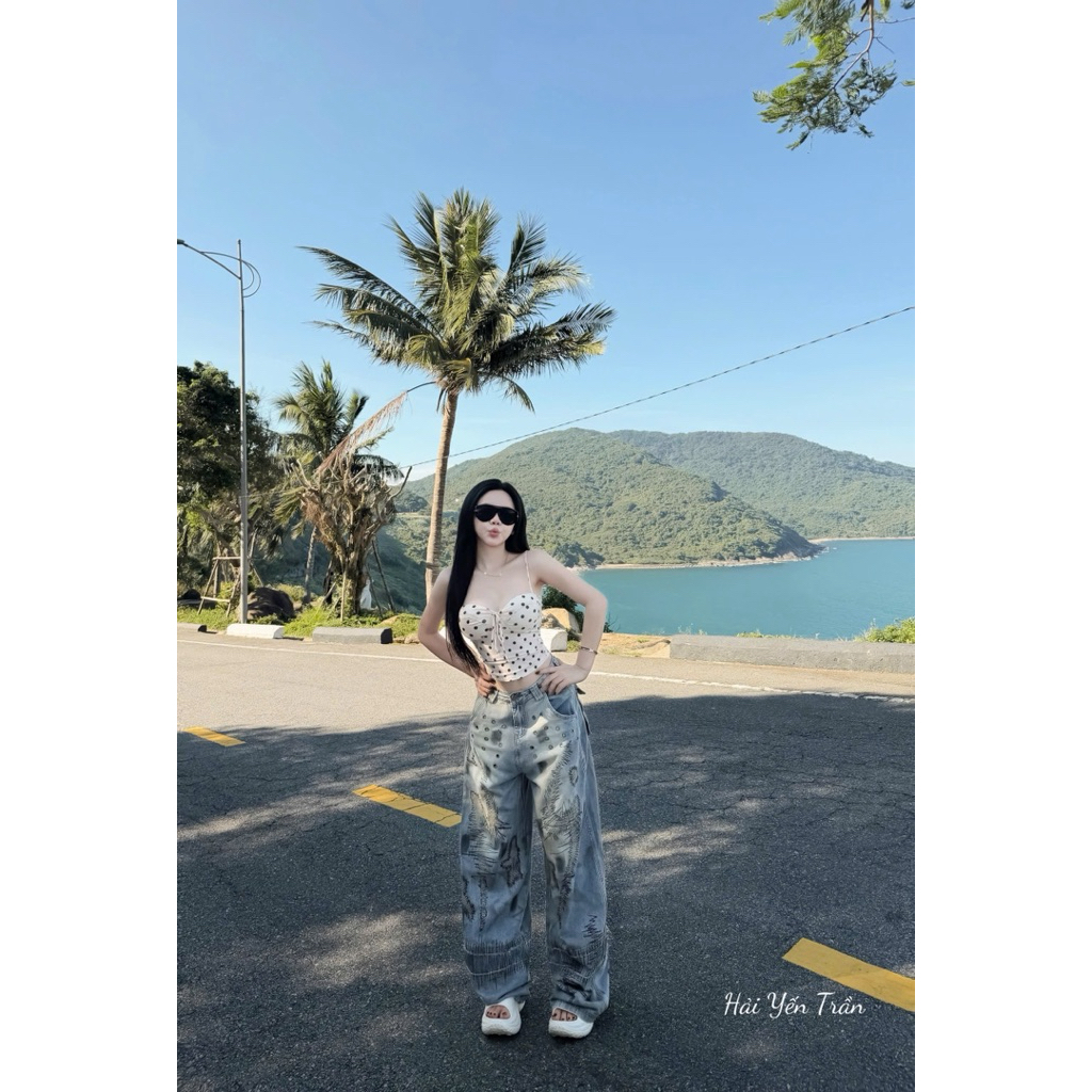 quần Jean nắp túi New qc