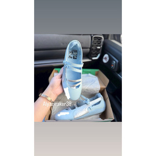 [HÀNG SC_SẴN] Giày thể thao Sneaker Ballet màu xanh pastel Speed.cat ballet màu xanh, Giày ballet búp bê cho nữ xinh