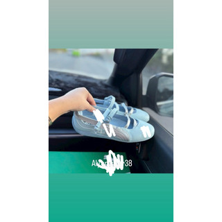 [HÀNG SC_SẴN] Giày thể thao Sneaker Ballet màu xanh pastel Speed.cat ballet màu xanh, Giày ballet búp bê cho nữ xinh