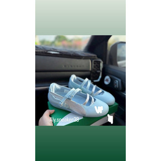 [HÀNG SC_SẴN] Giày thể thao Sneaker Ballet màu xanh pastel Speed.cat ballet màu xanh, Giày ballet búp bê cho nữ xinh