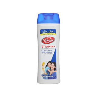 Sữa tắm Lifebuoy công thức Vitamin + bảo vệ khỏi 99.9% vi khuẩn gây bệnh sữa dưỡng ẩm 350g