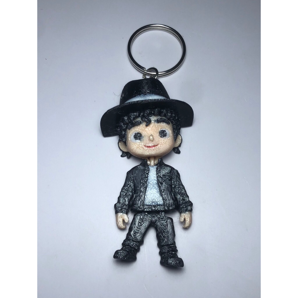 Móc khoá Michael Jackson | Móc khoá In 3D