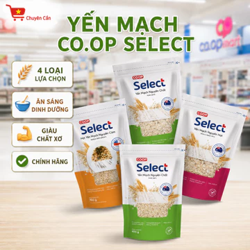 Yến Mạch Co.op Select 400G/700G - Yến Mạch Nguyên Chất, Nguyên Hạt, Nguyên Cám - Giàu Chất Xơ Ăn Kiêng Healthy