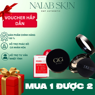 Phấn nước - Cushion CICI BLANC - Lớp Nền Sinh Học Dưỡng Da - Nâng Tone & Che Khuyết Điểm Bảo Vệ Da SPF50+