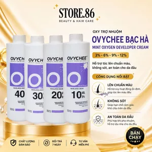 Oxy trợ nhuộm Ovychee 3% - 6% - 9% 12% trợ nhuộm lên màu nhanh, màu sáng bóng, không sót, an toàn
