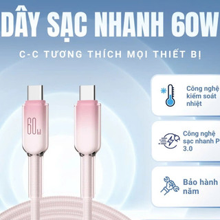 Cáp Sạc Nhanh PD Bọc Dù Đầu Sạc Bọc Silicon Type C to IP Dành Cho Các Dòng Máy IP 7-14ProMax