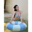 2Soonsumff Bikini 3 mảnh họa tiết chấm bi phối bèo buộc dây kèm váy quần sexy, bộ đồ bơi cao câp cho nữ
