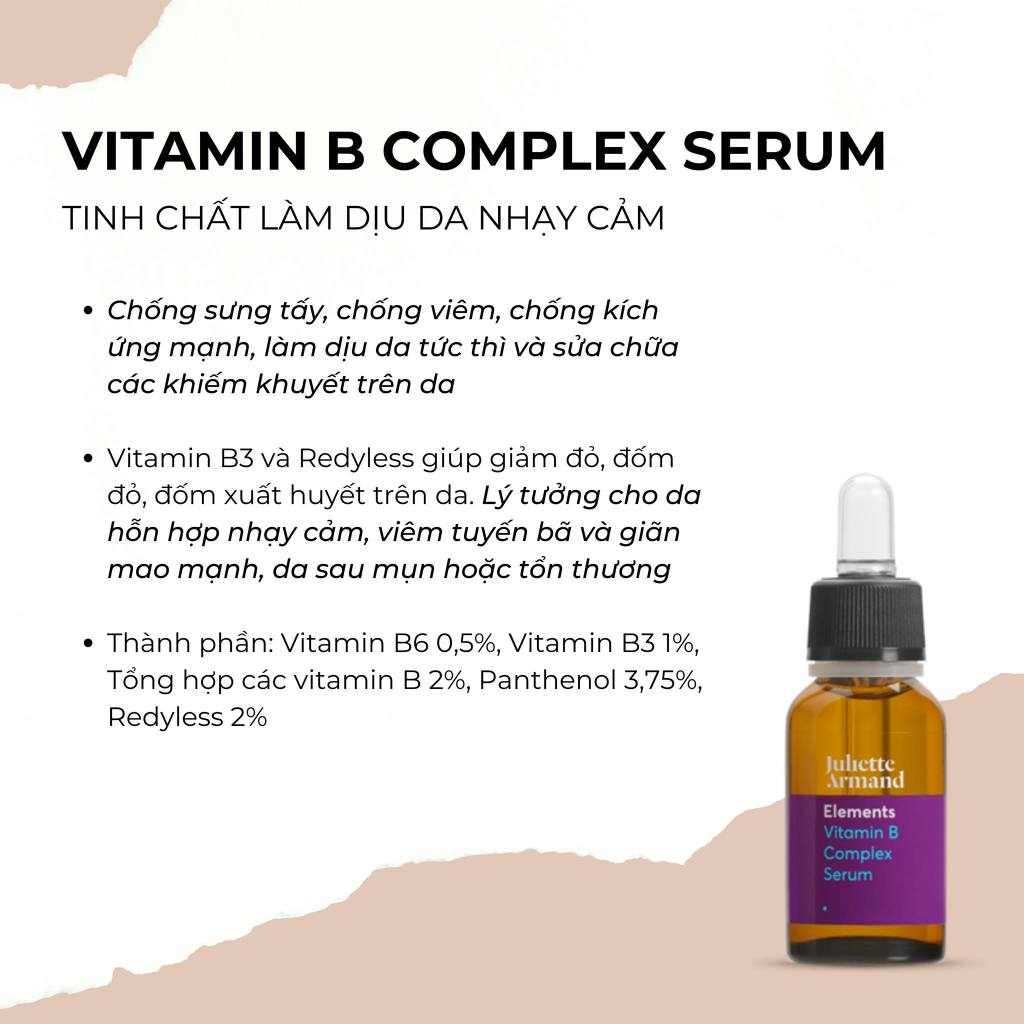 [Hàng công ty] Tinh chất dịu da VITAMIN B COMPLEX SERUM - Juliette Armand