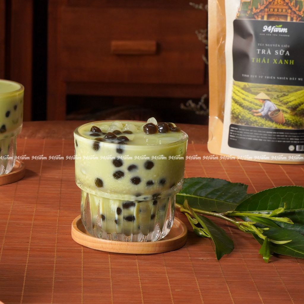 [1 set pha 5 ly] Trà sữa trân châu 94farm Tự chọn Topping