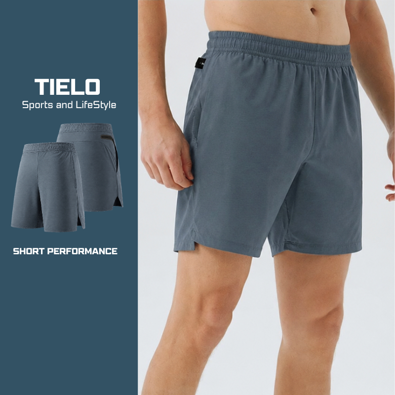 Short Performance TIELO - Quần thể thao nam , chạy bộ , gym ,pickleball , co giãn , thoáng khí
