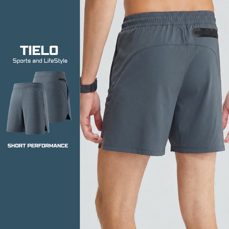 Short Performance TIELO - Quần thể thao nam , chạy bộ , gym ,pickleball , co giãn , thoáng khí