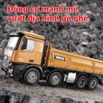Xe tải-xe ben điều khiển từ xa huina 1536 tỉ lệ 1:14 4 chân cao cấp kèm pin sạc, khả năng tải 15kg có đèn và âm thanh — ảnh 6