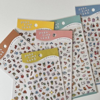 Sticker Nhật Mind Wave mini Poko Time chất PET