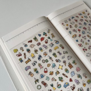 Sticker Nhật Mind Wave mini Poko Time chất PET