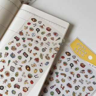 Sticker Nhật Mind Wave mini Poko Time chất PET