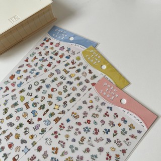 Sticker Nhật Mind Wave mini Poko Time chất PET
