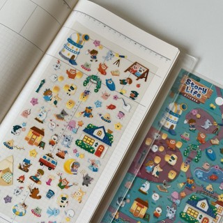 Sticker Mind Wave cuộc sống muôn màu Story Life chất PET