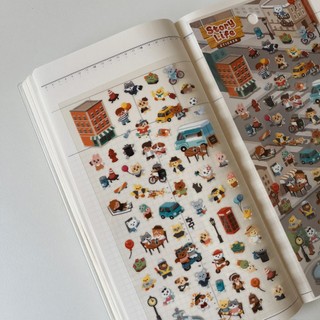 Sticker Mind Wave cuộc sống muôn màu Story Life chất PET