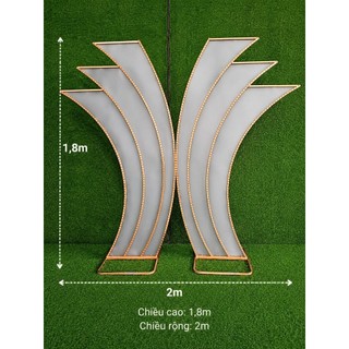 Bộ 2 cánh dùng cho trang trí sân khấu nhỏ