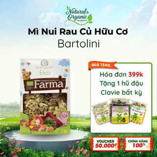 Mì Nui Rau Củ Hữu Cơ Cho Bé Bartolini 250g Hình Ngộ Nghĩnh, Dễ Ăn, Giàu Dinh Dưỡng – Natural Market