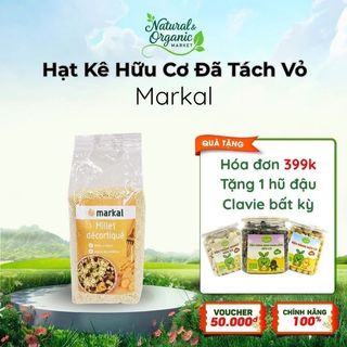 Hạt Kê Hữu Cơ Đã Bóc Vỏ Markal 500g Dễ Tiêu Hóa, Tốt Cho Tim Mạch - Natural Market