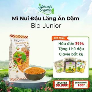 Mì Nui Đậu Lăng Ăn Dặm Hữu Cơ Cho Bé Bio Junior 200g – Giàu Chất Xơ, Hỗ Trợ Tiêu Hoá – Natural Market