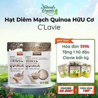 Hạt Diêm Mạch Quinoa Hữu Cơ C'LaVie 200g Tốt Cho Tiêu Hóa, Ổn Định Đường Huyết - Natural Market