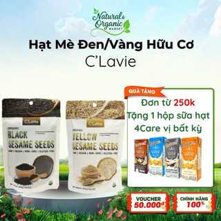 Hạt Mè Vàng Hữu Cơ C'LaVie 200g Chuẩn EU & USDA Organic Giàu Canxi Cho Bé Và Gia Đình Healthy - Natural Market