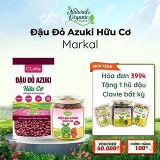 Đậu Đỏ Azuki Hữu Cơ C'LaVie 110gr/200g Tốt Cho Hệ Tim Mạch, Chống Lão Hóa - Natural Market