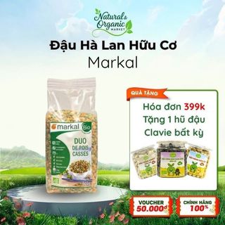 [MUA 5 TẶNG 1] Đậu Hà Lan Hữu Cơ Markal (Xanh & Vàng) 500g Hỗ Trợ Kiểm Soát Đường Huyết - Natural Market