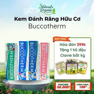 Kem Đánh Răng Hữu Cơ Trẻ Em Buccotherm 50ml Bảo Vệ Men Răng Và Nưới Nhạy Cảm - Natural Market