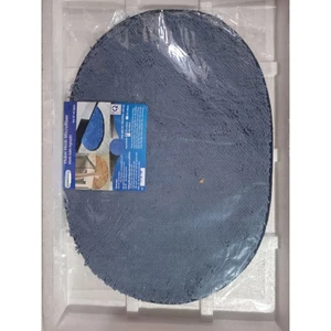 Thảm Lau Chân Microfiber Oval Homeinno có Đế chống trượt (màu ngẫu nhiên)
