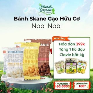 Bánh Snack Gạo Ăn Dặm Hữu Cơ Nobi Nobi 40g – Nhiều Vị, Giòn Tan, Bổ Dưỡng – Natural Market