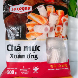 500g chả mực xoắn ống Lacusina