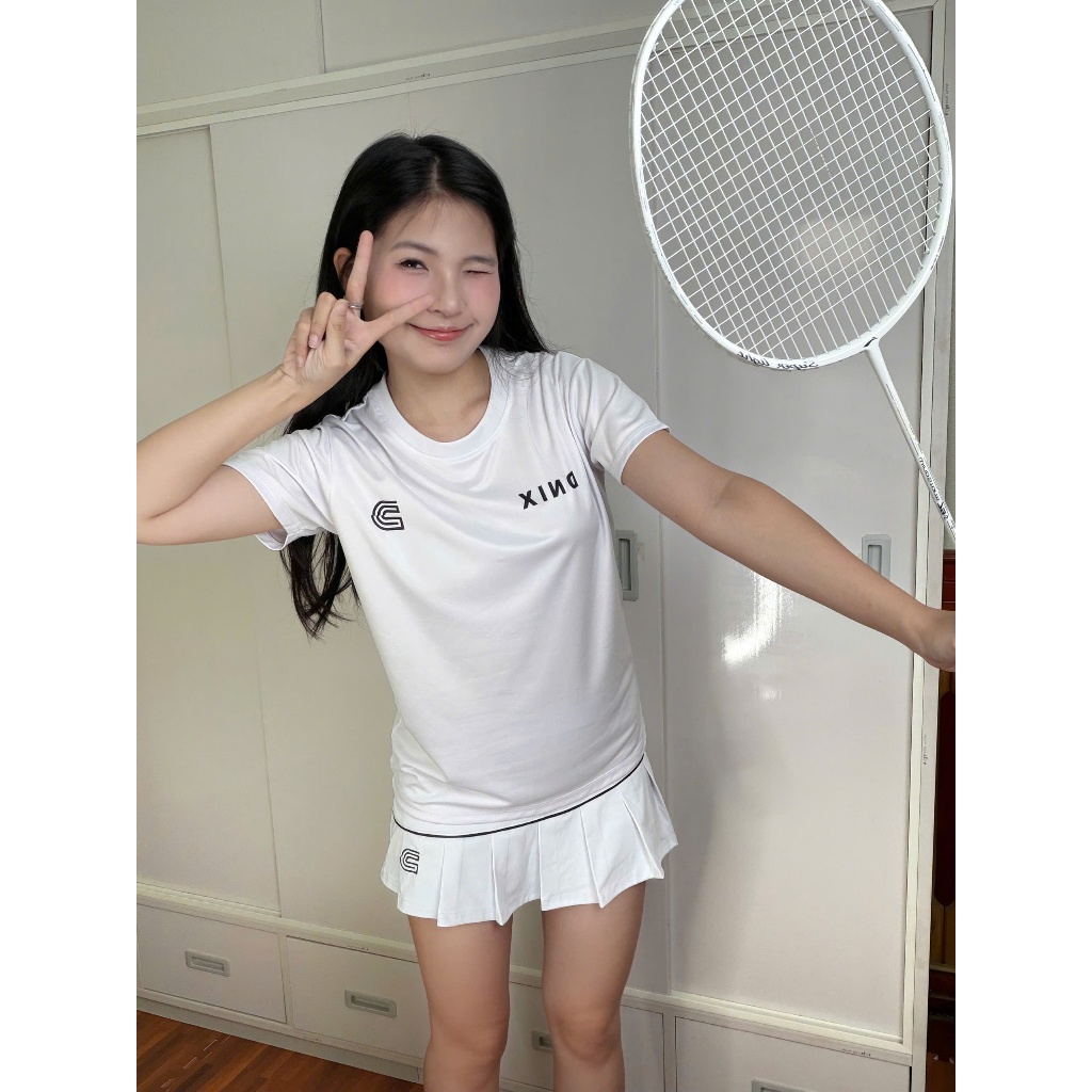 Chân váy ngắn thể thao dáng chữ A cho nữ chơi cầu lông tennis DNIX SPORT