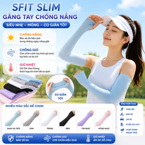 Đôi găng tay chống gió, giữ nhiệt, chống nắng SFIT SLIM co giãn 4 chiều khi chạy bộ, đi xe đạp và hoạt động ngoài trời