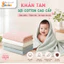 Khăn Tắm San Hô Cho Bé DouDou 105x105cm Cotton Cao Cấp Mềm Mại Thấm Hút Nhanh Không Xù Lông