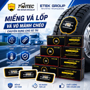 Miếng Vá Lốp Mành Chéo TAITEC Chính Hãng Cho Xe Tải Xe Khách, Bám Dính Tốt, Chịu Lực Cao