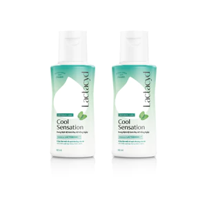 Bộ 2 chai Dung Dịch Vệ Sinh Phụ Nữ Lactacyd Cool Sensation 60ml/chai