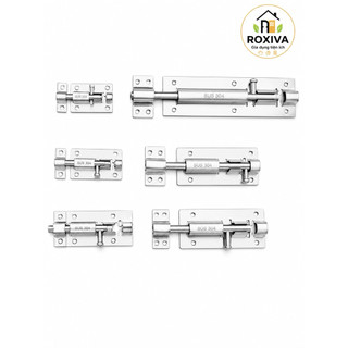 Chốt Cửa Inox 304 SUS304 Chống Gỉ Cao Cấp - Chốt 5, 6, 8, 10, 10 Dài, 18cm Cho Cửa Gỗ, Cửa Sắt, Cửa Cổng