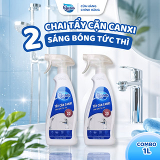 Combo 2 Chai Tẩy Cặn Canxi Clara 500ml TCCX001 Làm Sạch Sâu Công Nghệ Mới Hiệu Quả Nhanh An Toàn Cho Thiết Bị Nhà Tắm