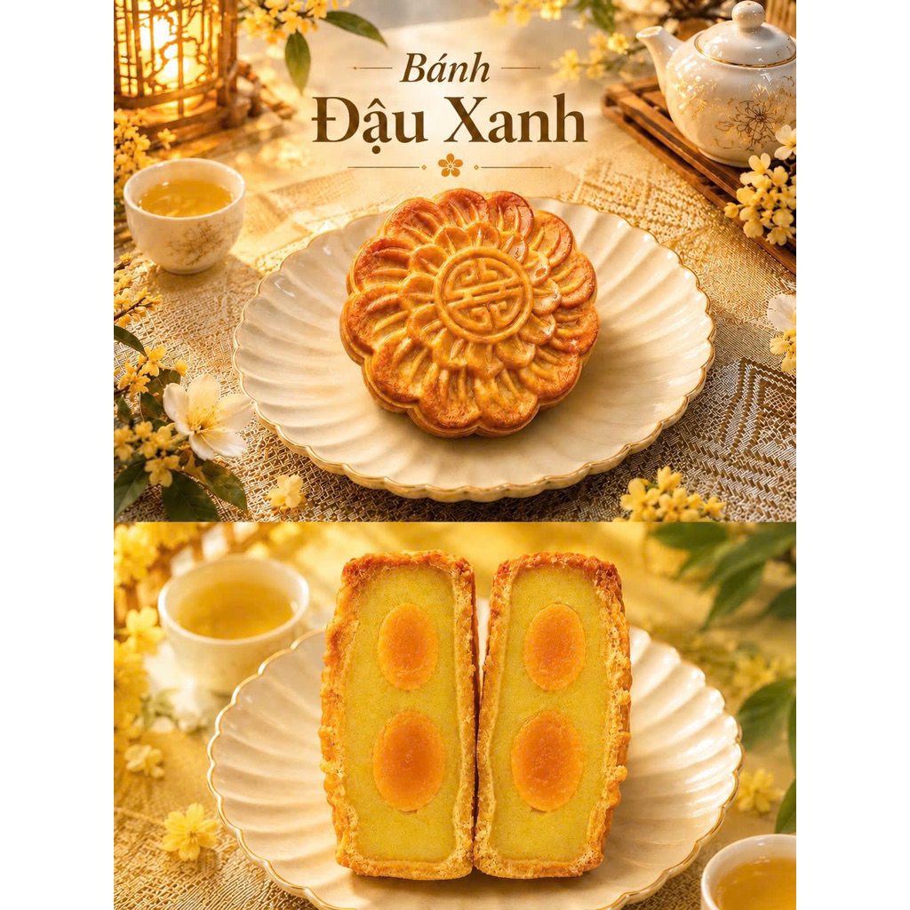[ Healthy]Bánh trung thu nhân hạt, trái cây sấy, vỏ bột nguyên cám độ ngọt từ đường tảo, bánh nướng thập cẩm .MINH NHIH